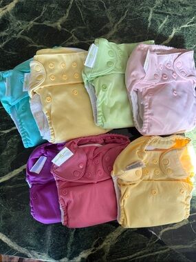 BumGenius Multicolor Reusable Cloth Diaper Covers - Pastel Pack